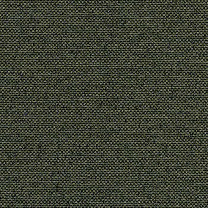 A close-up of a dark olive green woven fabric texture with a fine basketweave pattern.