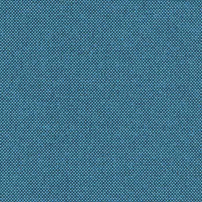 A close-up of a woven fabric texture in a medium teal blue color, filling the entire frame.