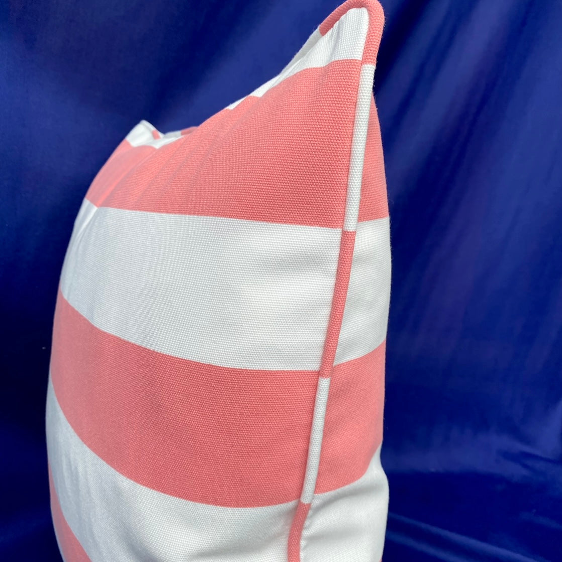Pink and White Stripe
