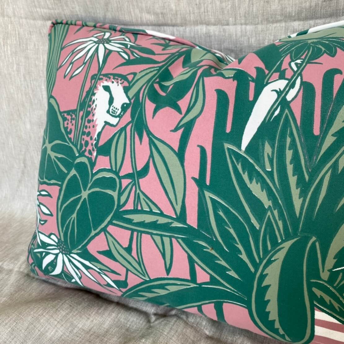 Florence Broadhurst Jungle Outdoor Box Cushion 60cm x 40cm