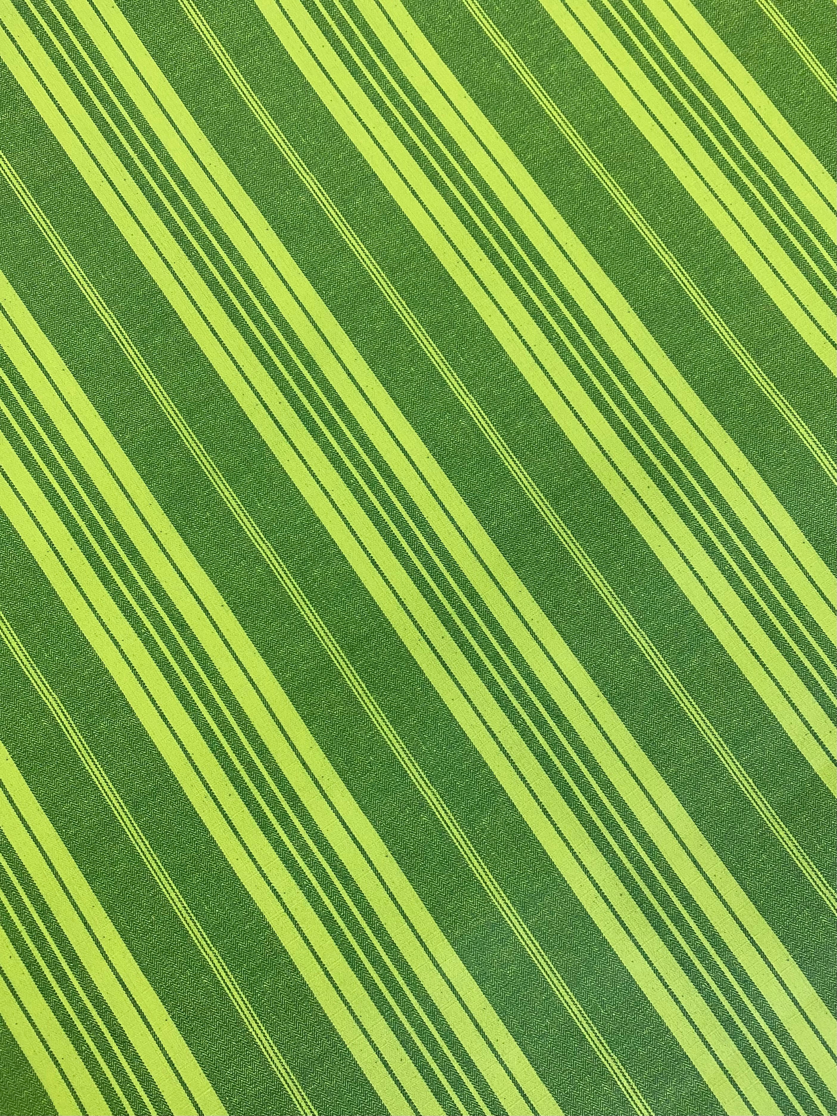 Lime Green Stripes is a plastic vinyl designed for an array of applications.