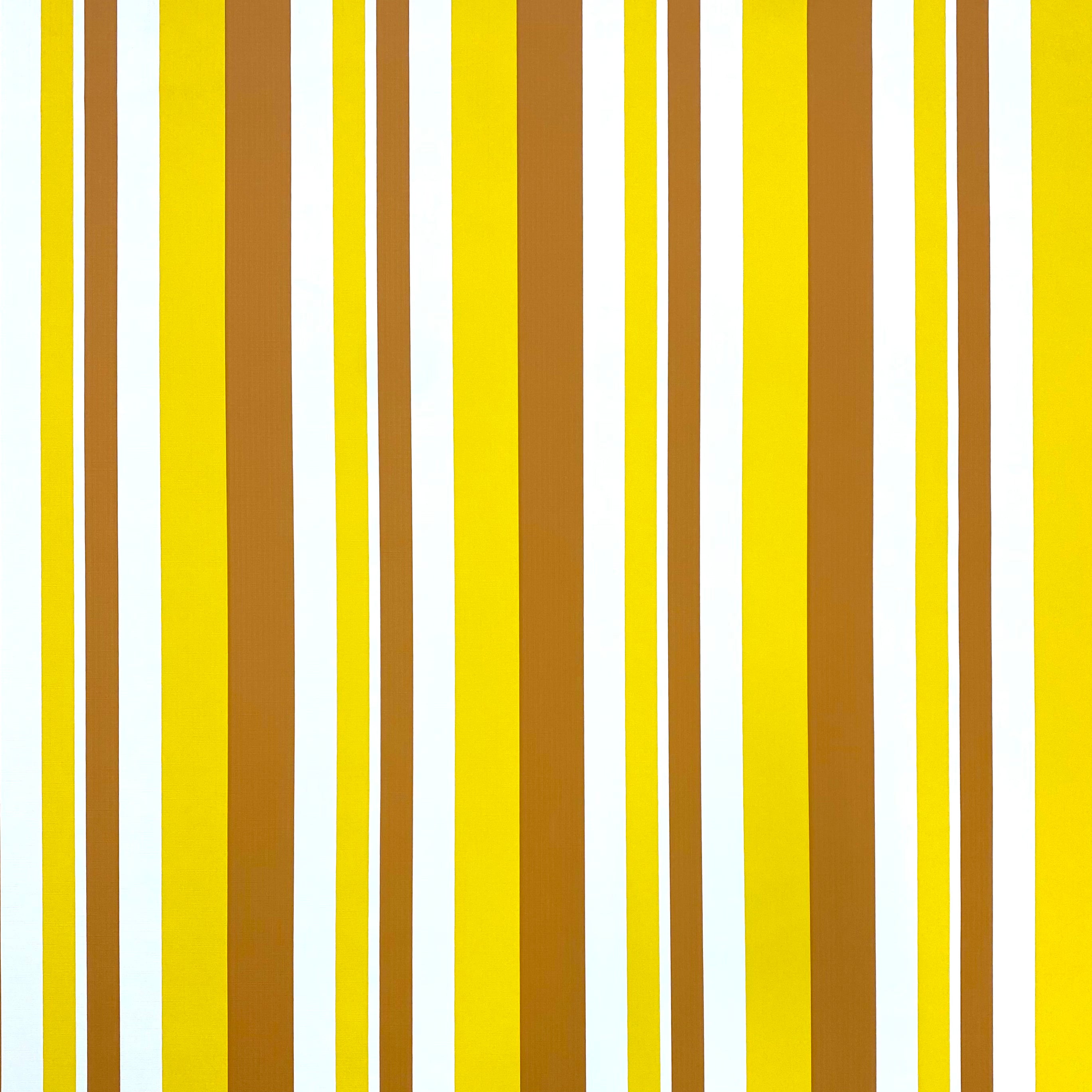Mustard, Yellow, White Stripe by Brella is a plastic vinyl designed for an array of applications.