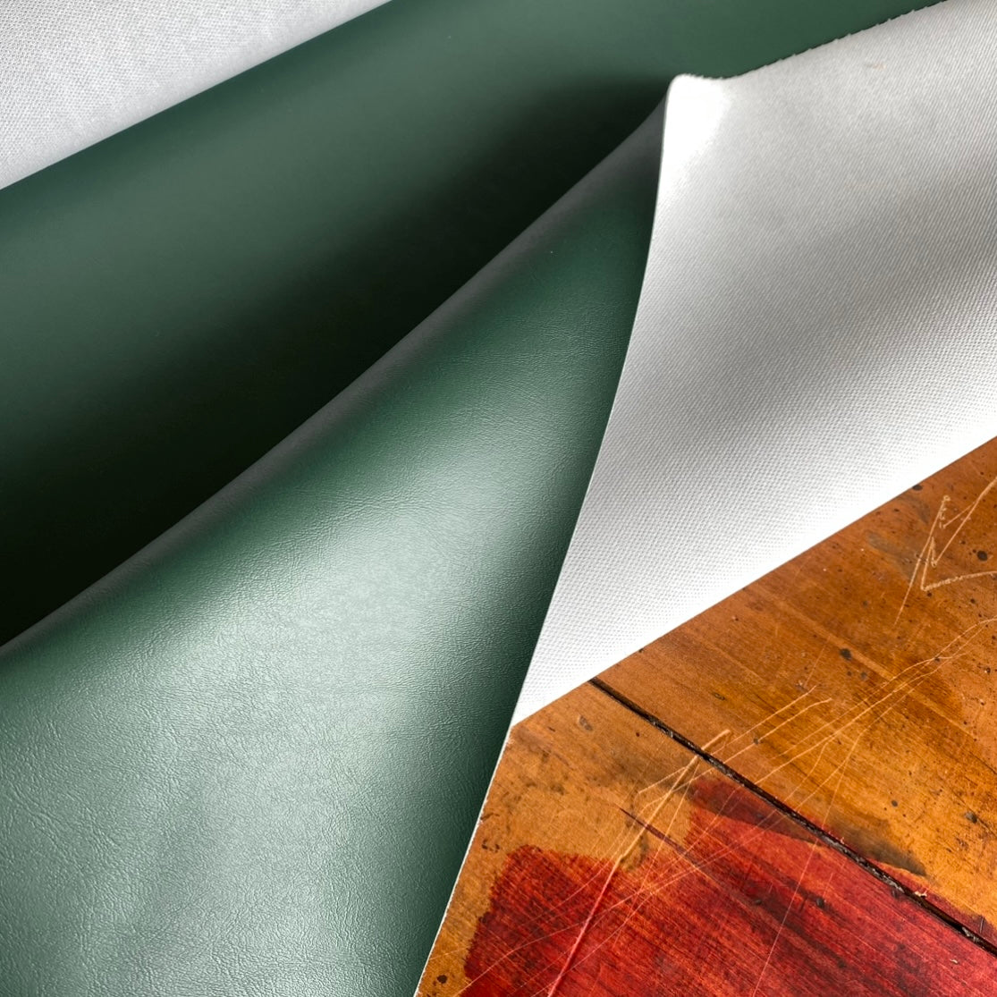 Eden Upholstery Vinyl: Seaweed Green