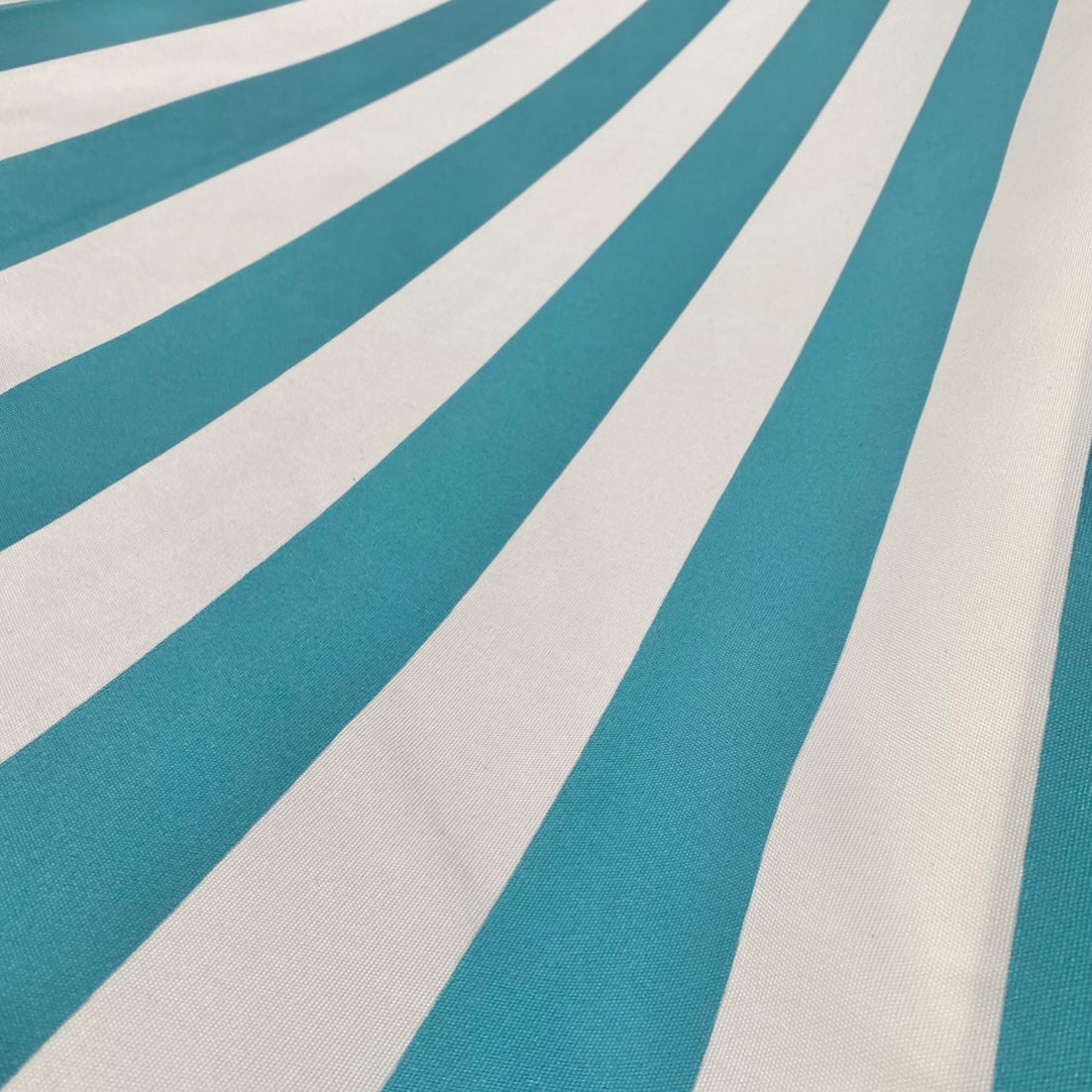 Teal and White Stripe