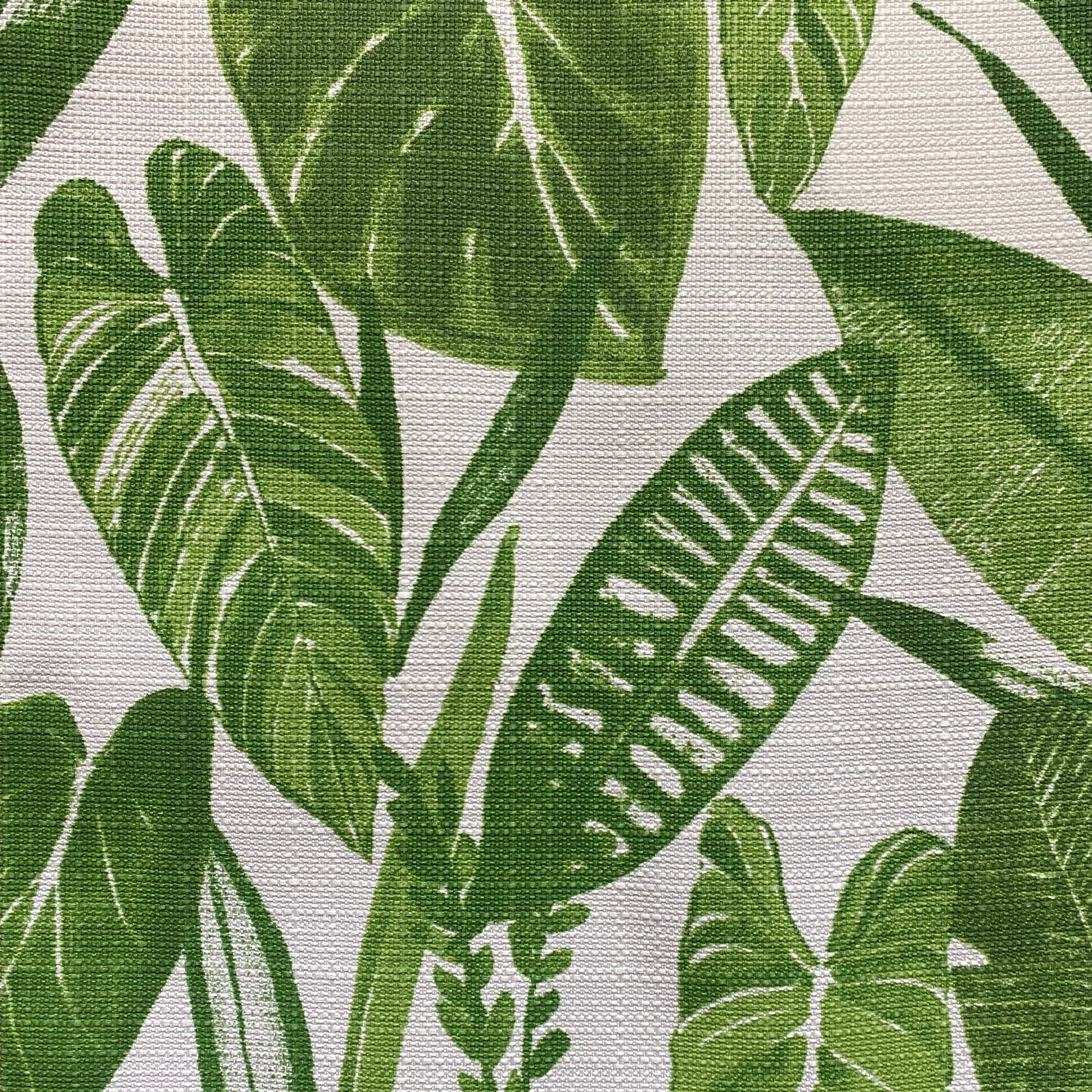 Leaf Print Outdoor Fabric