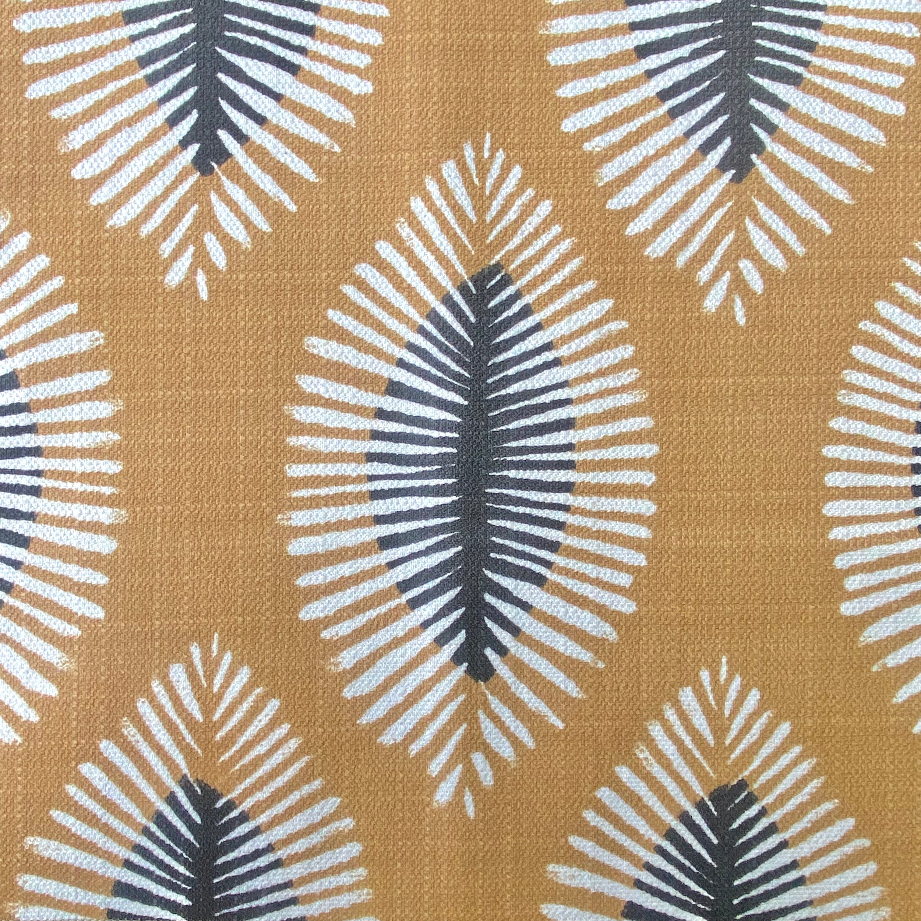 Leafy Teak Outdoor Fabric