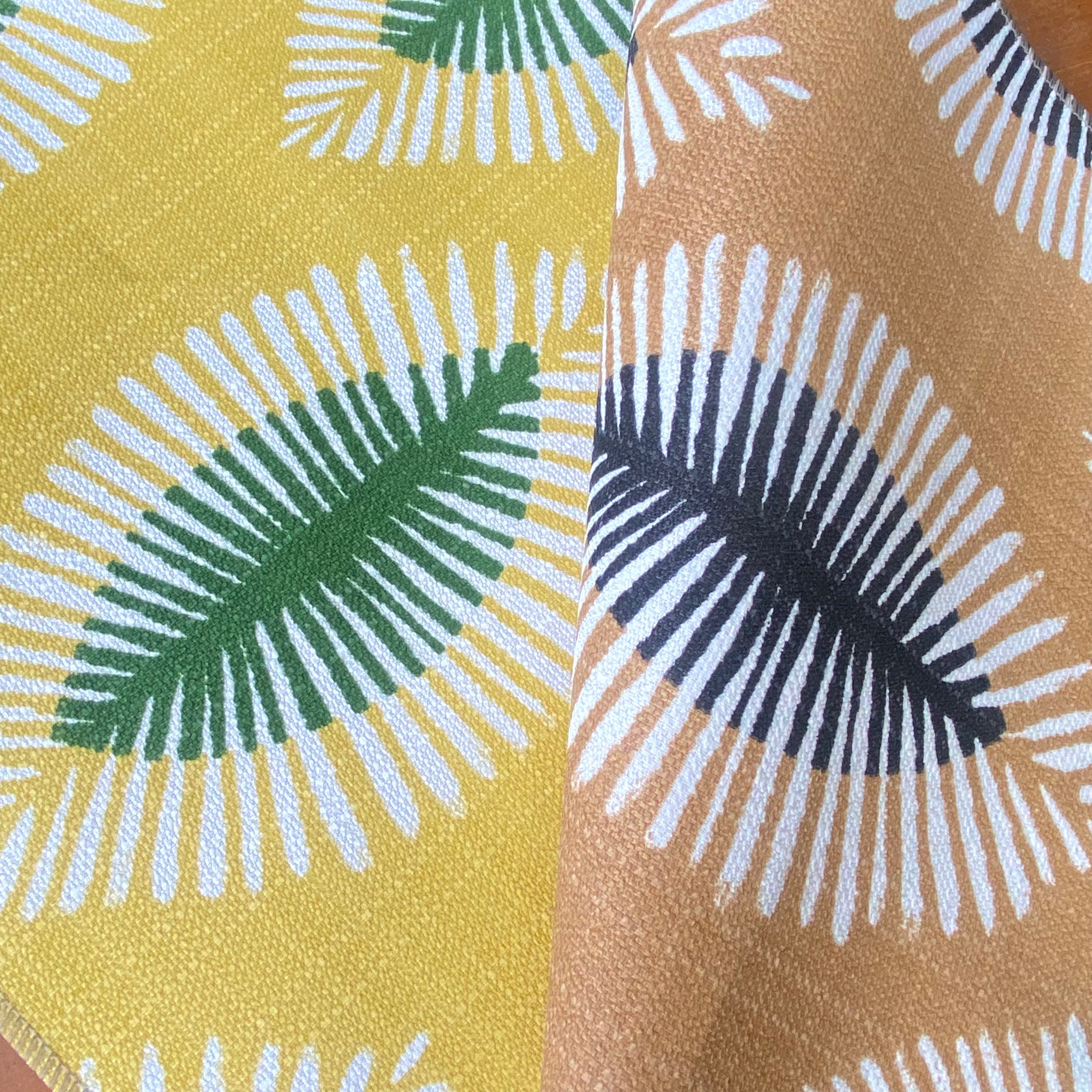 Leafy Teak Outdoor Fabric