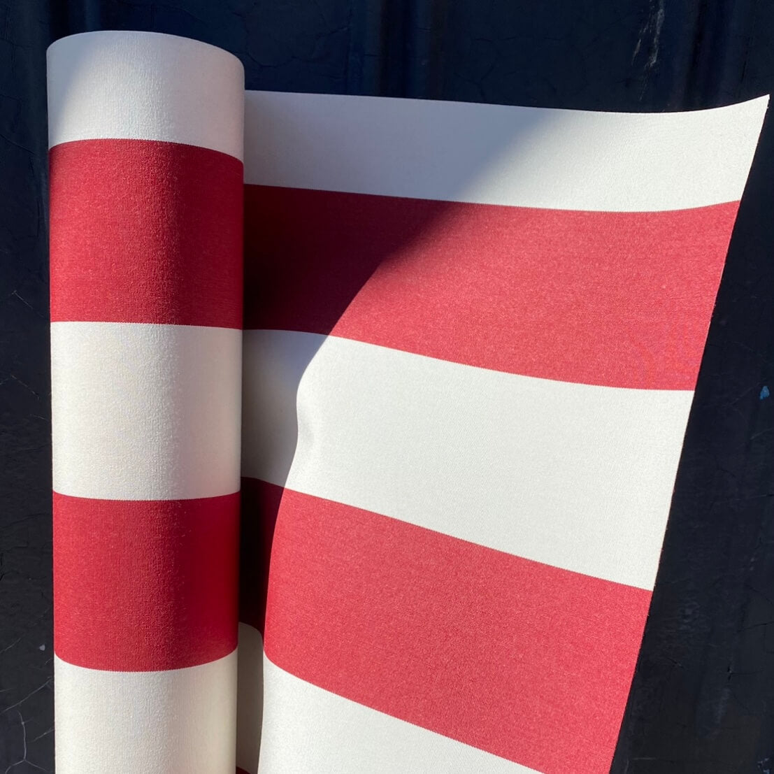 Dickson Cherry Red & Cream Stripe