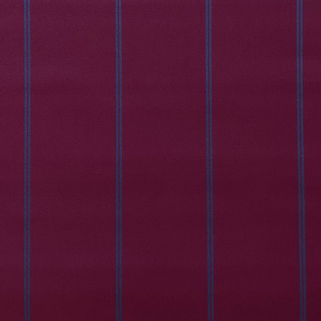 Sunbrella Canvas Maroon Blue Pin Stripe