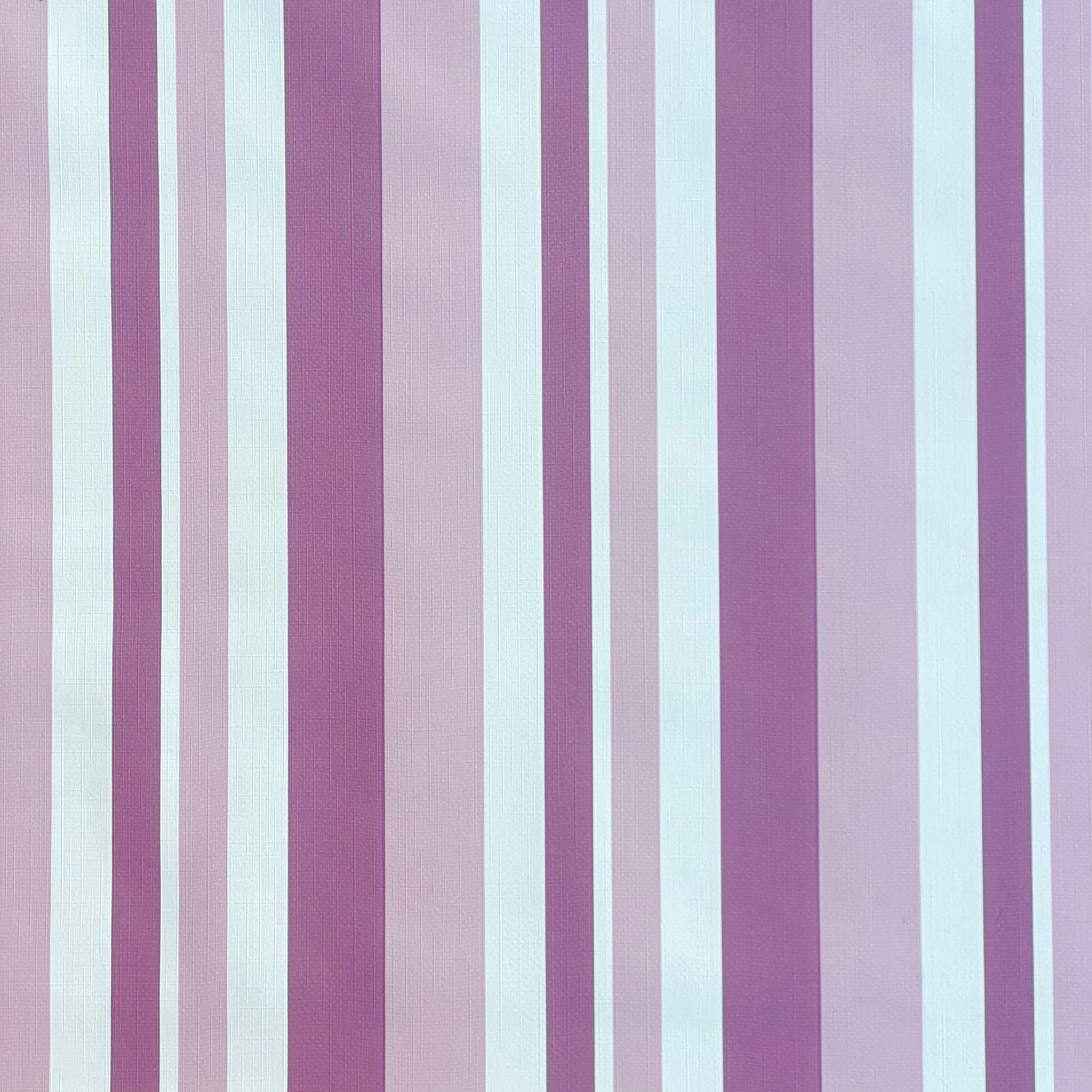 Mauve, Pink, Cream Stripe is a plastic vinyl designed for an array of applications.