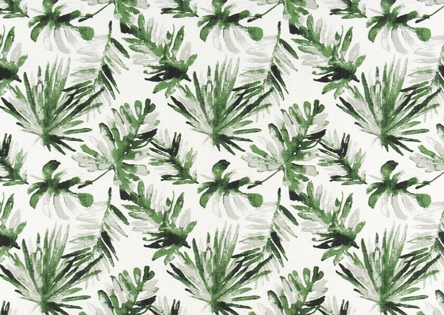 Inky Leaves Outdoor Fabric