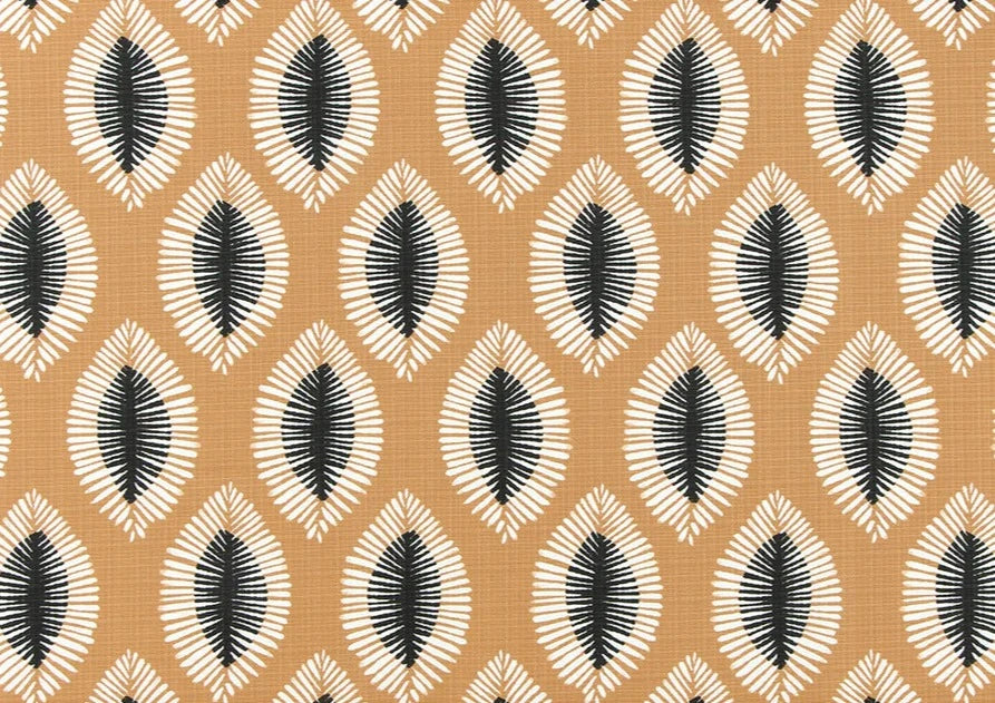 Leafy Teak Outdoor Fabric