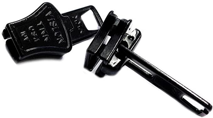 YKK 10 Continuous Chunky Moulded Zipper Black
