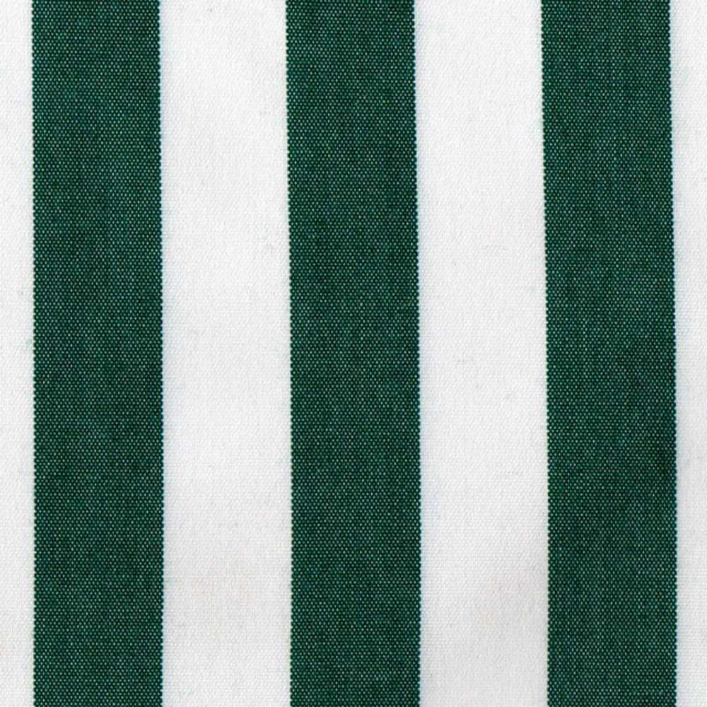Bentwood Outdoor Fabric: Forest Green and White Stripe
