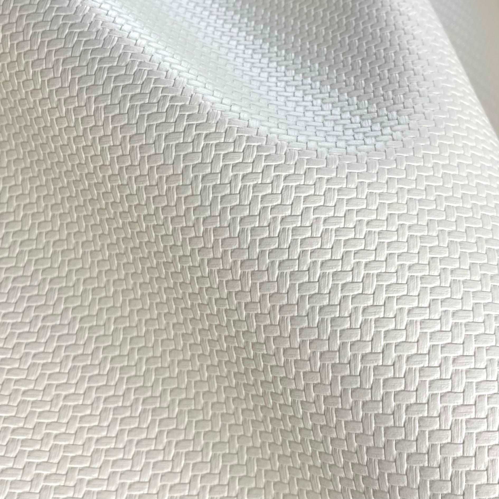 Bentwood Upholstery Vinyl: White Weave
