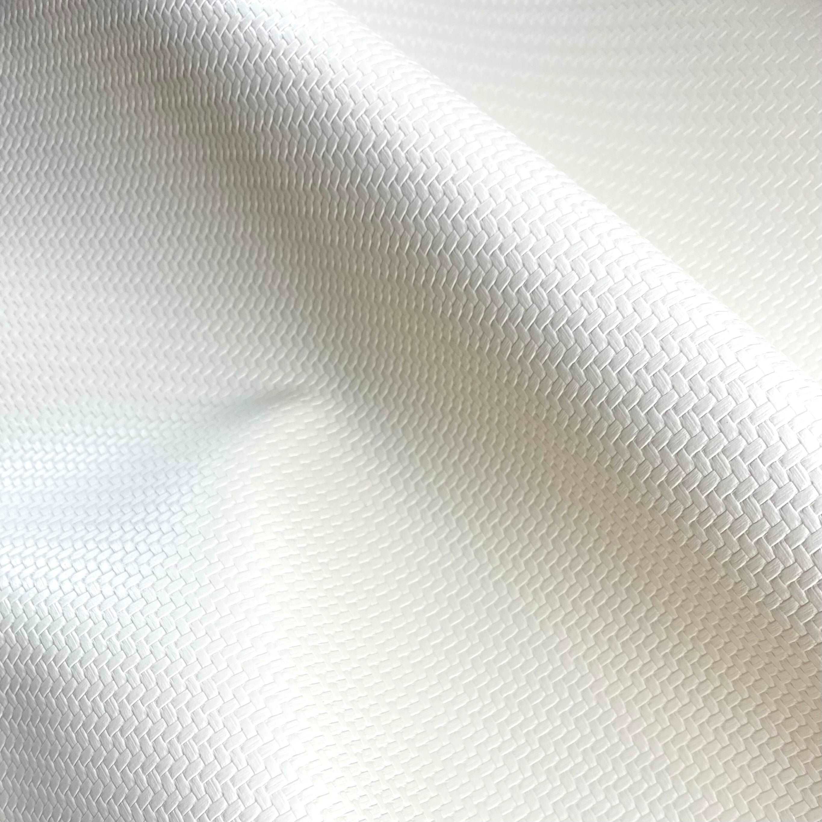 Bentwood Upholstery Vinyl: White Weave