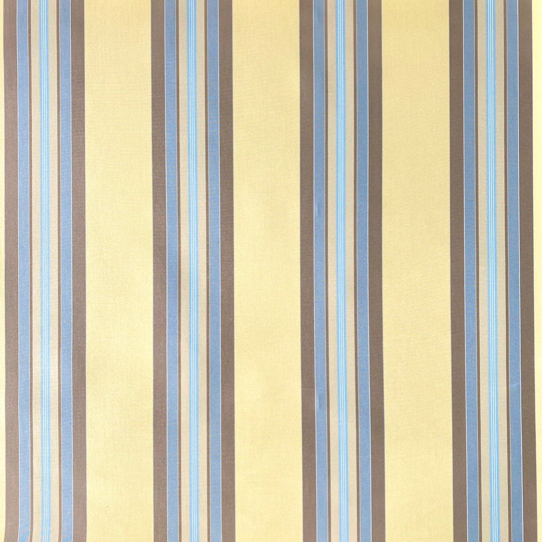 Sunbrella Yellow & Duck Egg Blue Stripe