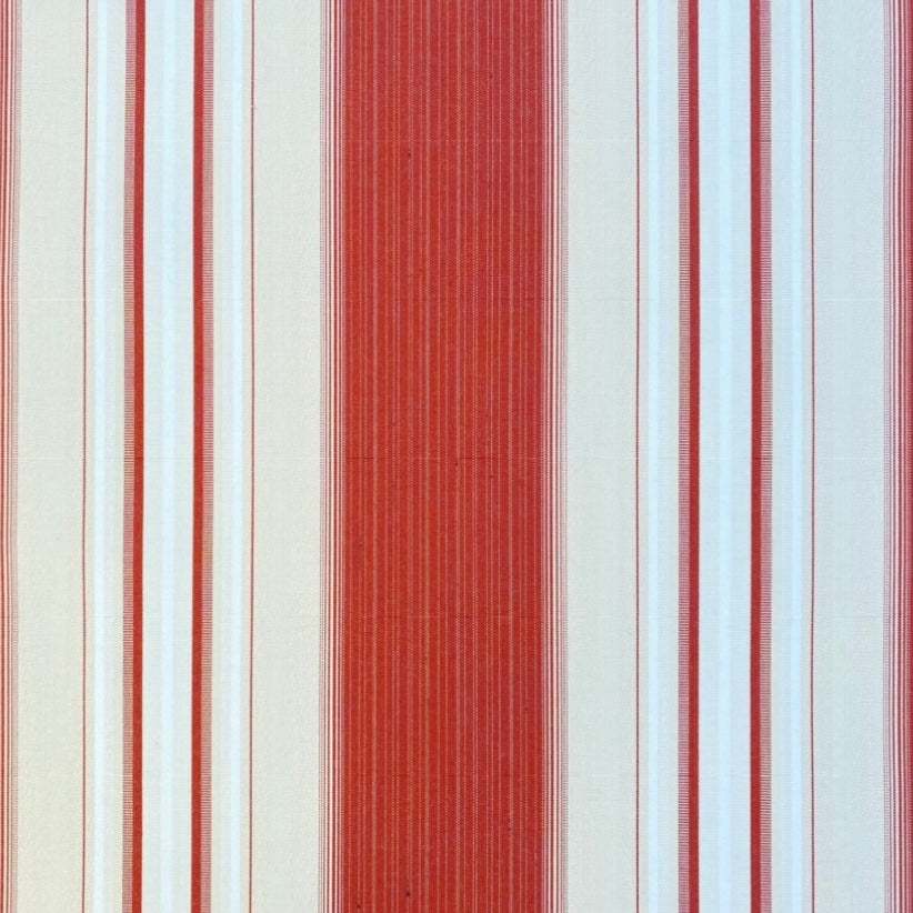 Sunbrella Canvas Fabric: Red Stripes