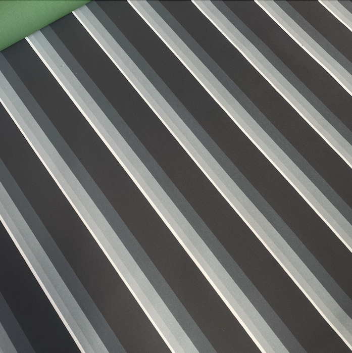 Somerton Awning Canvas: Charcoal Stripe 2256