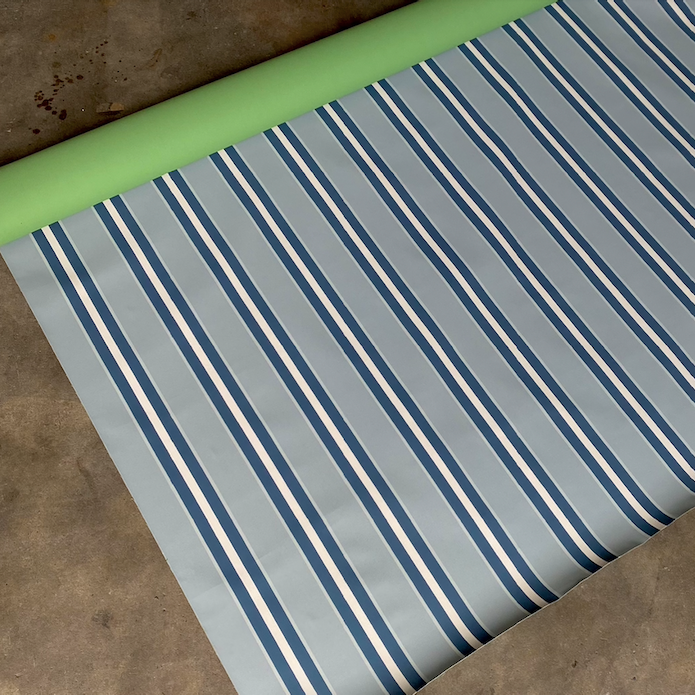 Somerton Awning Canvas: Blue Stripe 4332