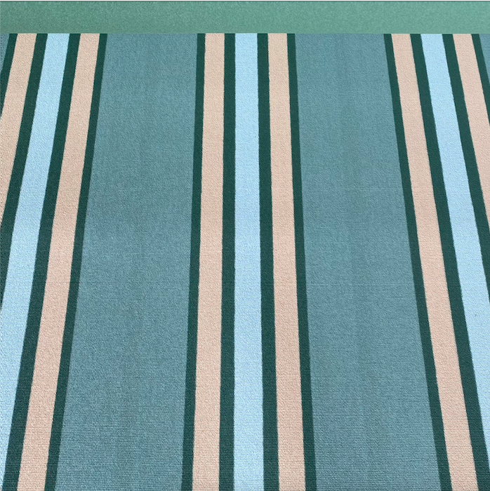 Somerton Awning Canvas: Green Stripe