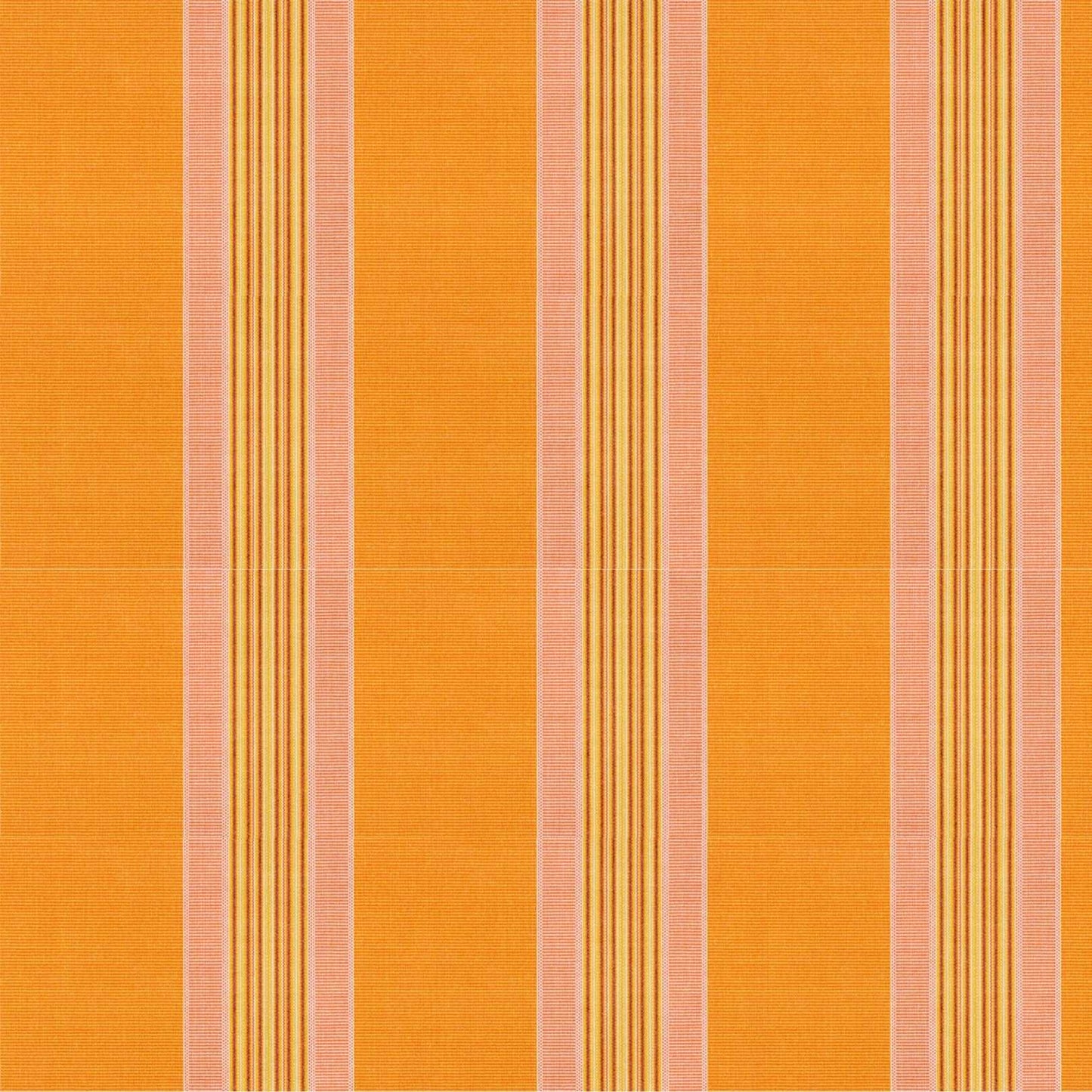 Sunbrella Acrylic Canvas: Bright Orange Stripe