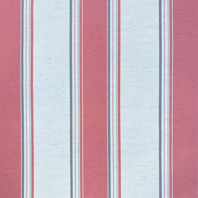 Sunbrella Acrylic Canvas: Pink, Grey, Mottle White Stripe