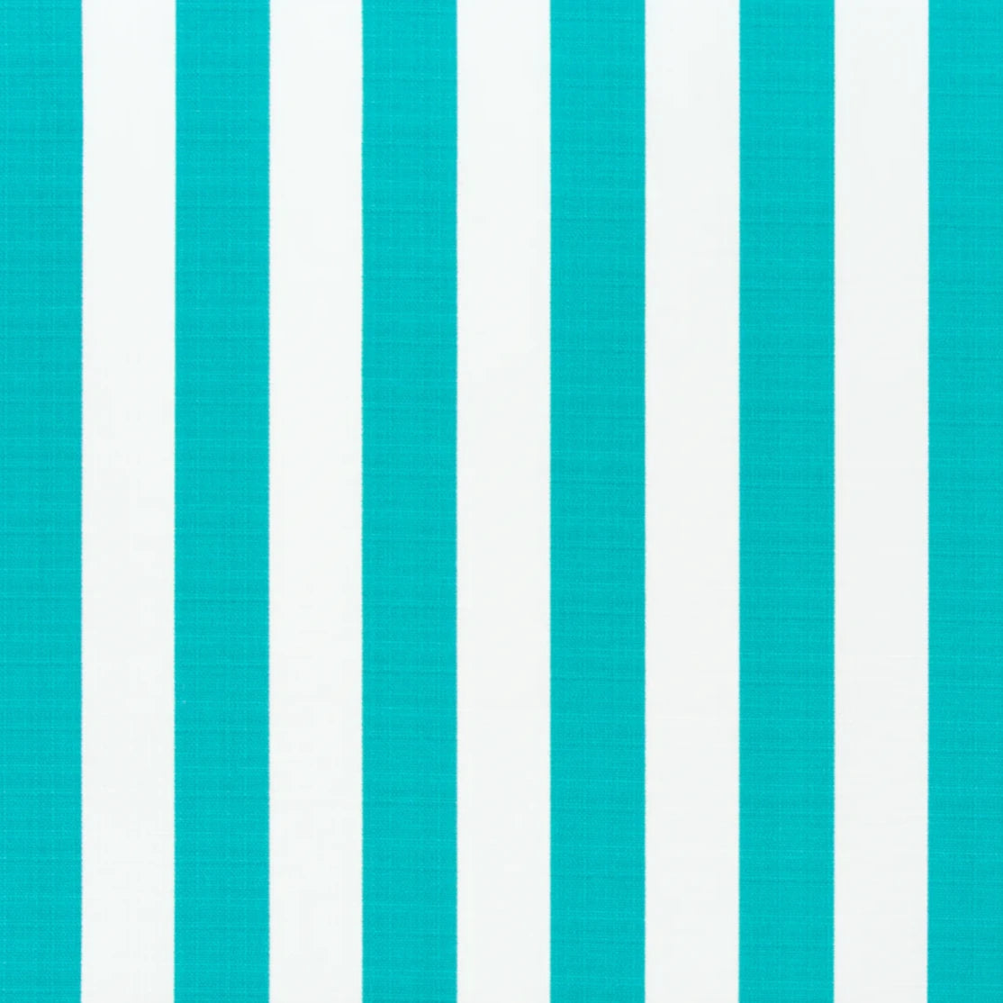 Aqua & White Stripe Outdoor Fabric