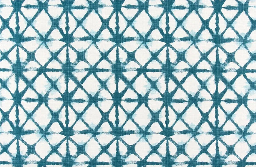 Blue Shibori Outdoor Fabric