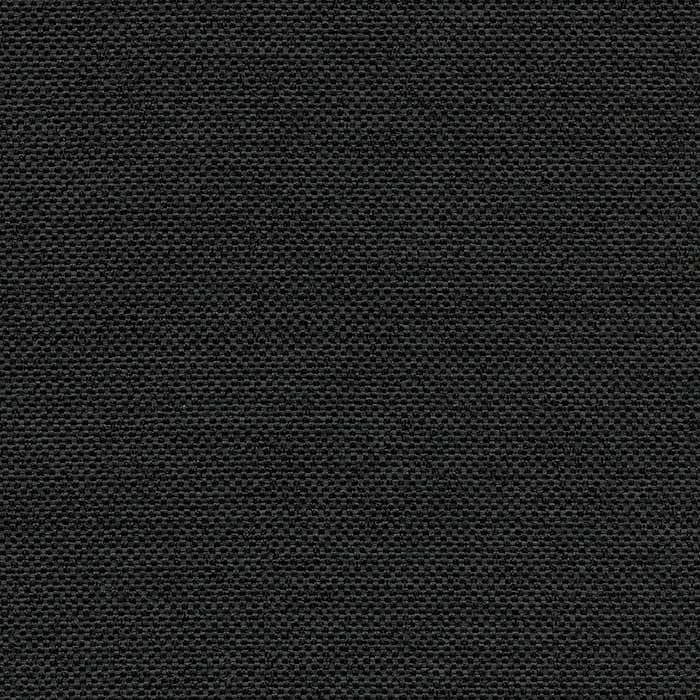 A close-up texture shot of a black woven fabric, showing a fine, detailed mesh-like pattern.