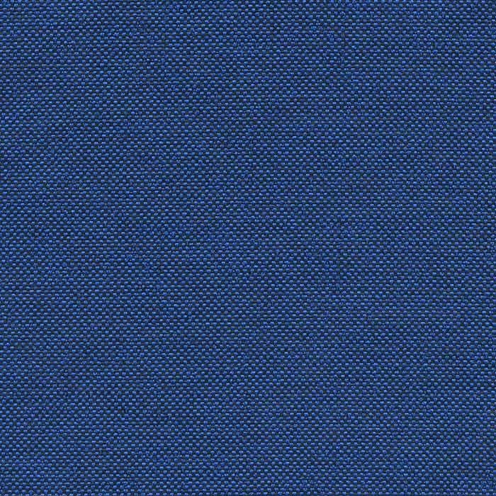 A close-up of a textured blue woven fabric, showing the detailed weave pattern.