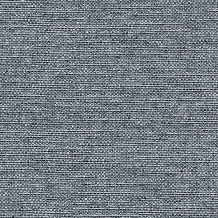 A close-up of a woven fabric texture in a heathered slate blue-gray color, showing horizontal ribbed details.