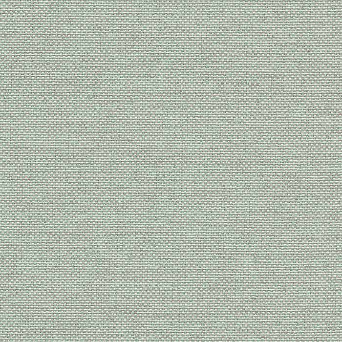 A close-up of a woven fabric texture in a muted sage green color, showing the detailed horizontal and vertical weave pattern.
