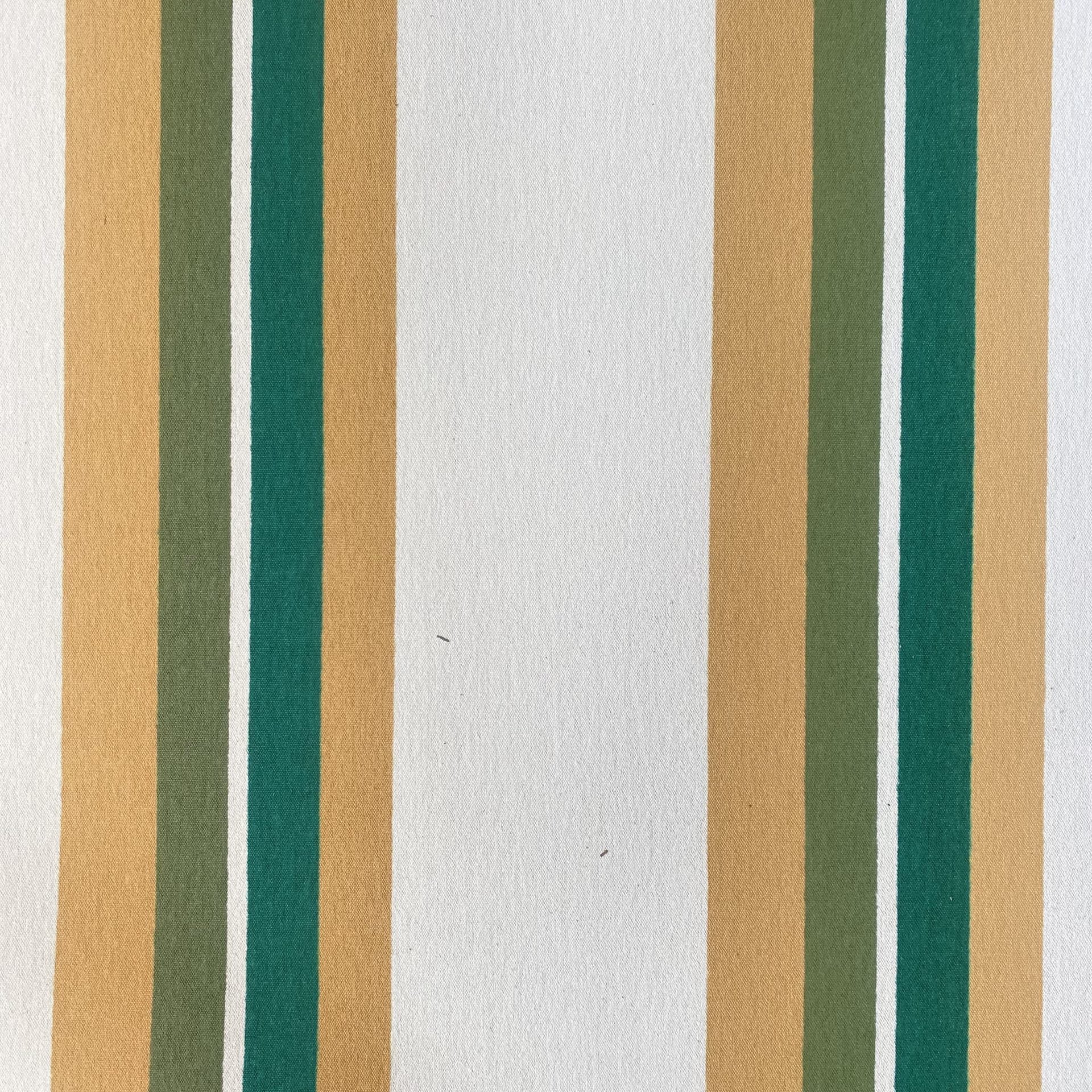 Cream, Green, Yellow Stripe