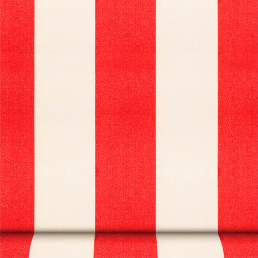 Sunbrella Canvas: Red & White Stripe