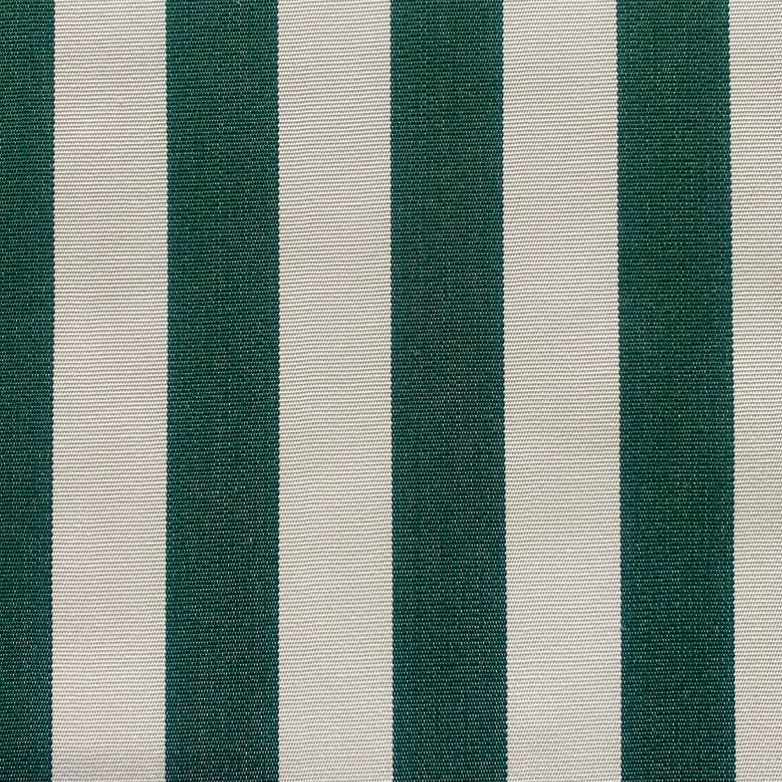 Sunbrella Upholstery Fabric Green 1" Stripe