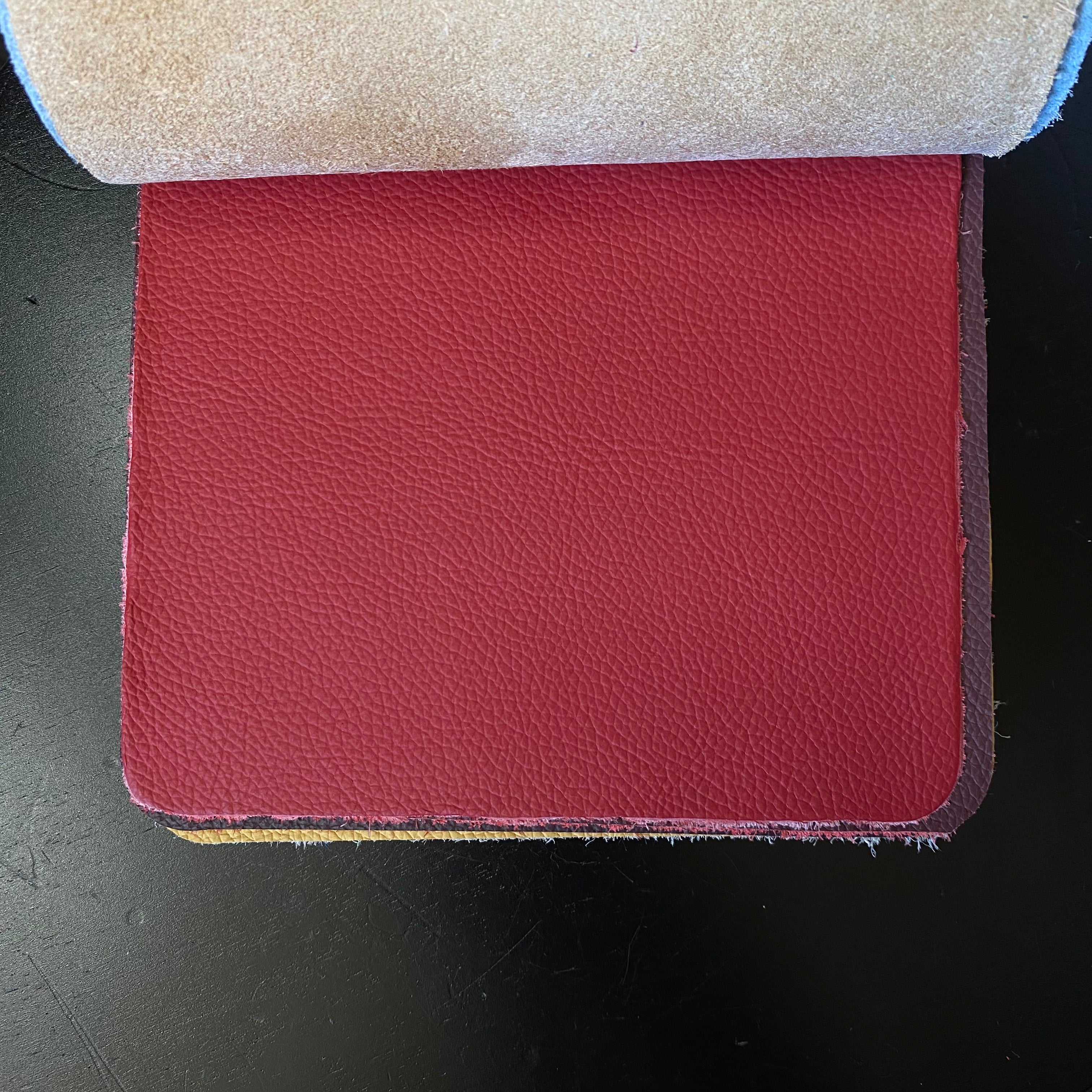 Bruna Upholstery Leather - Red