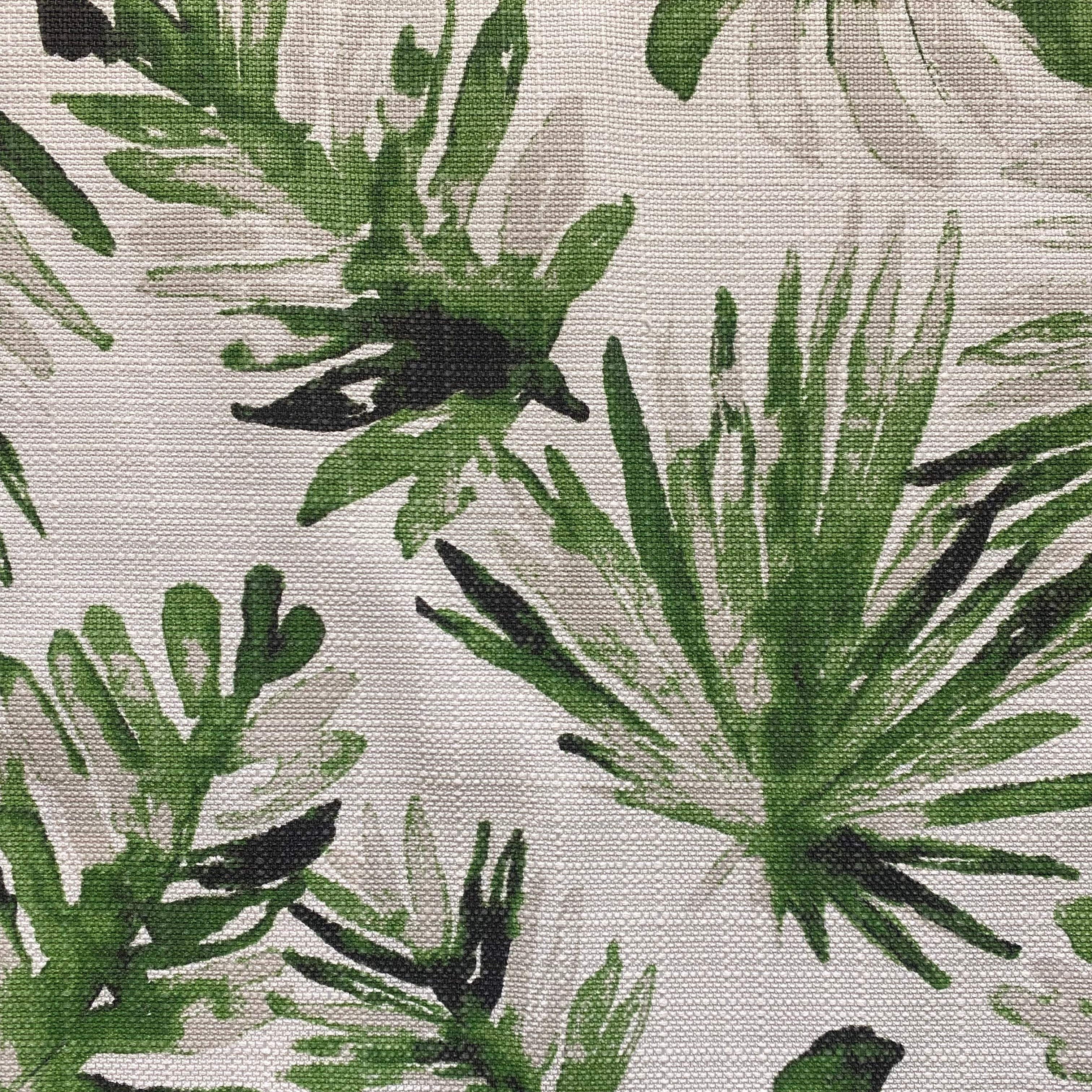 Inky Leaves Outdoor Fabric