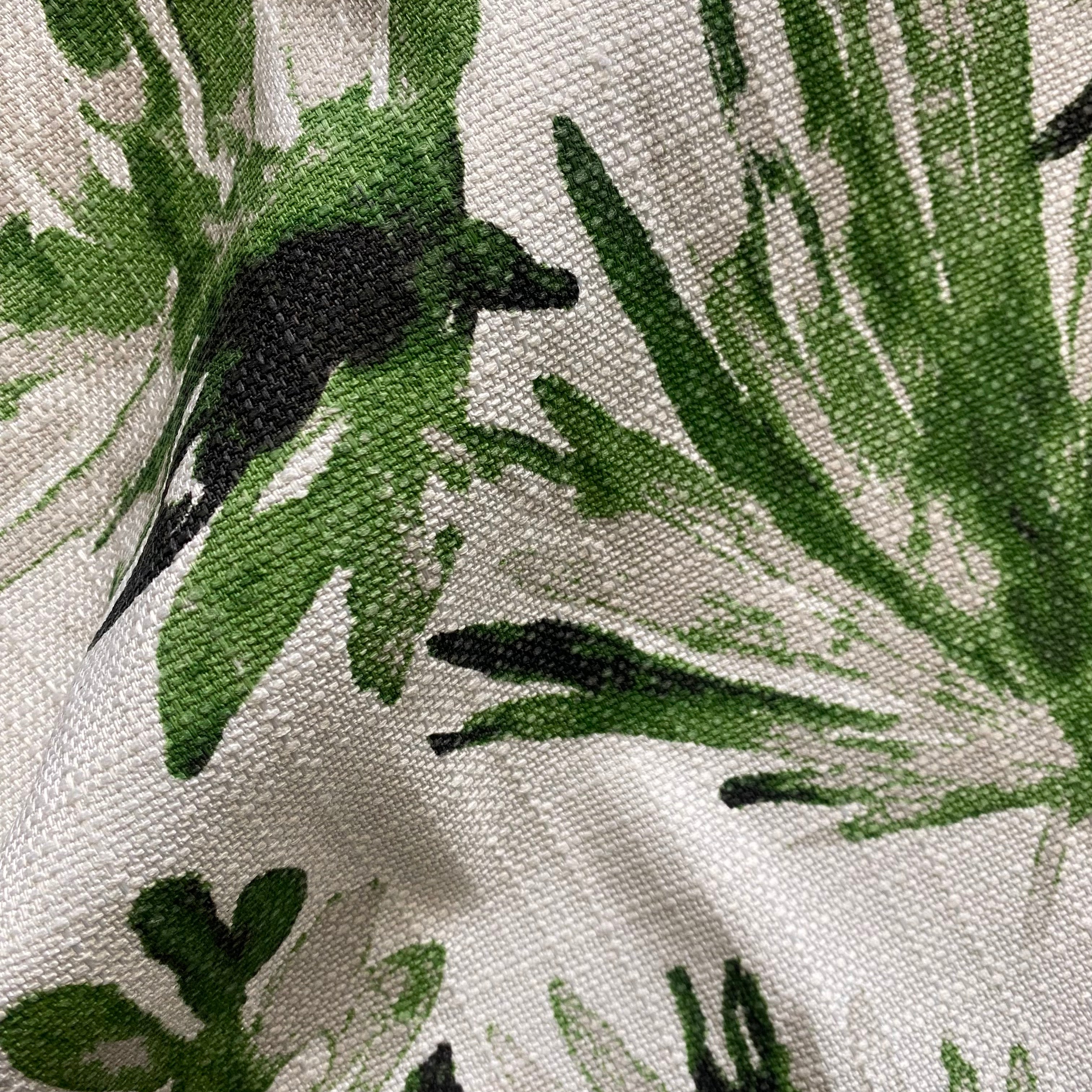 Inky Leaves Outdoor Fabric