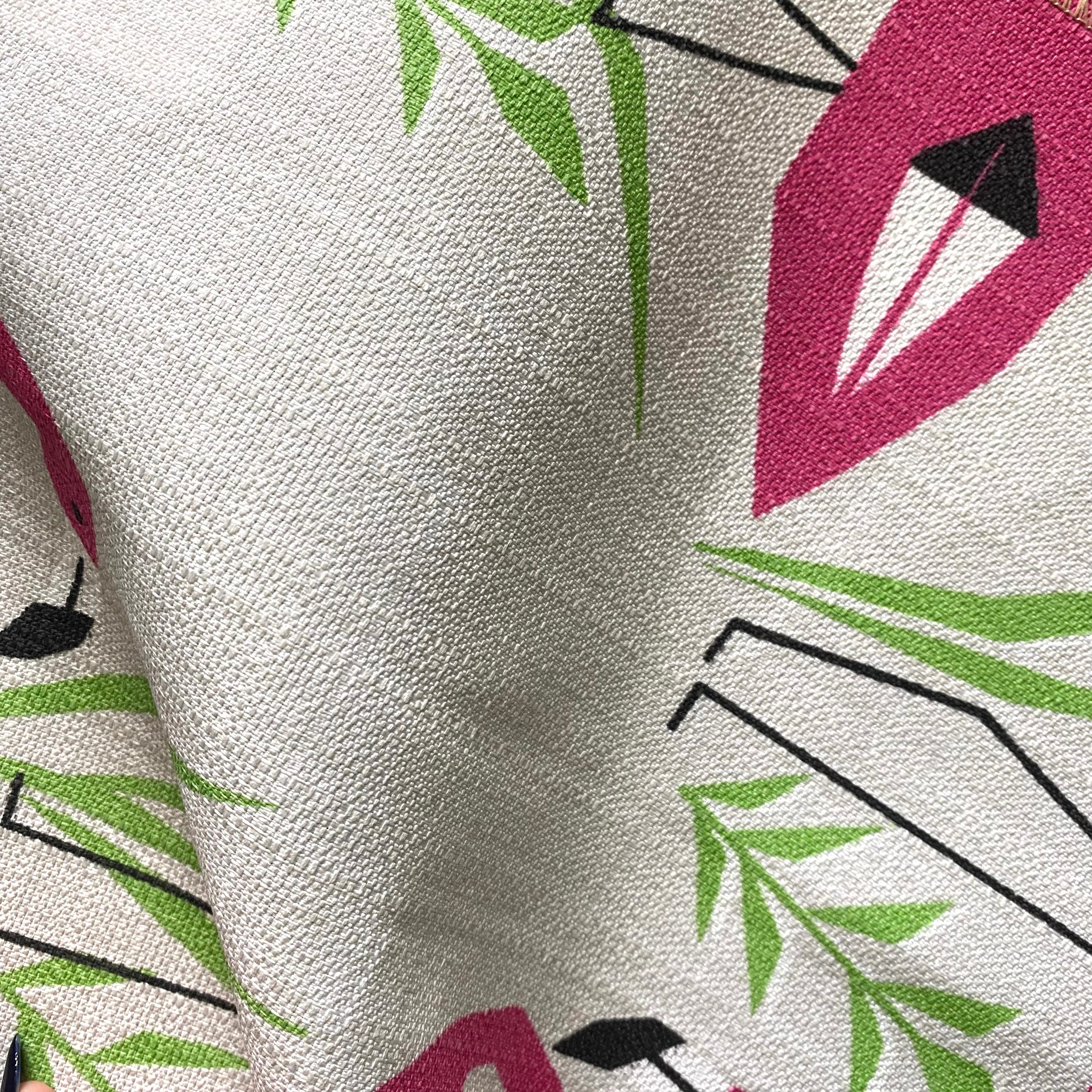 Flamingo Print Outdoor Fabric