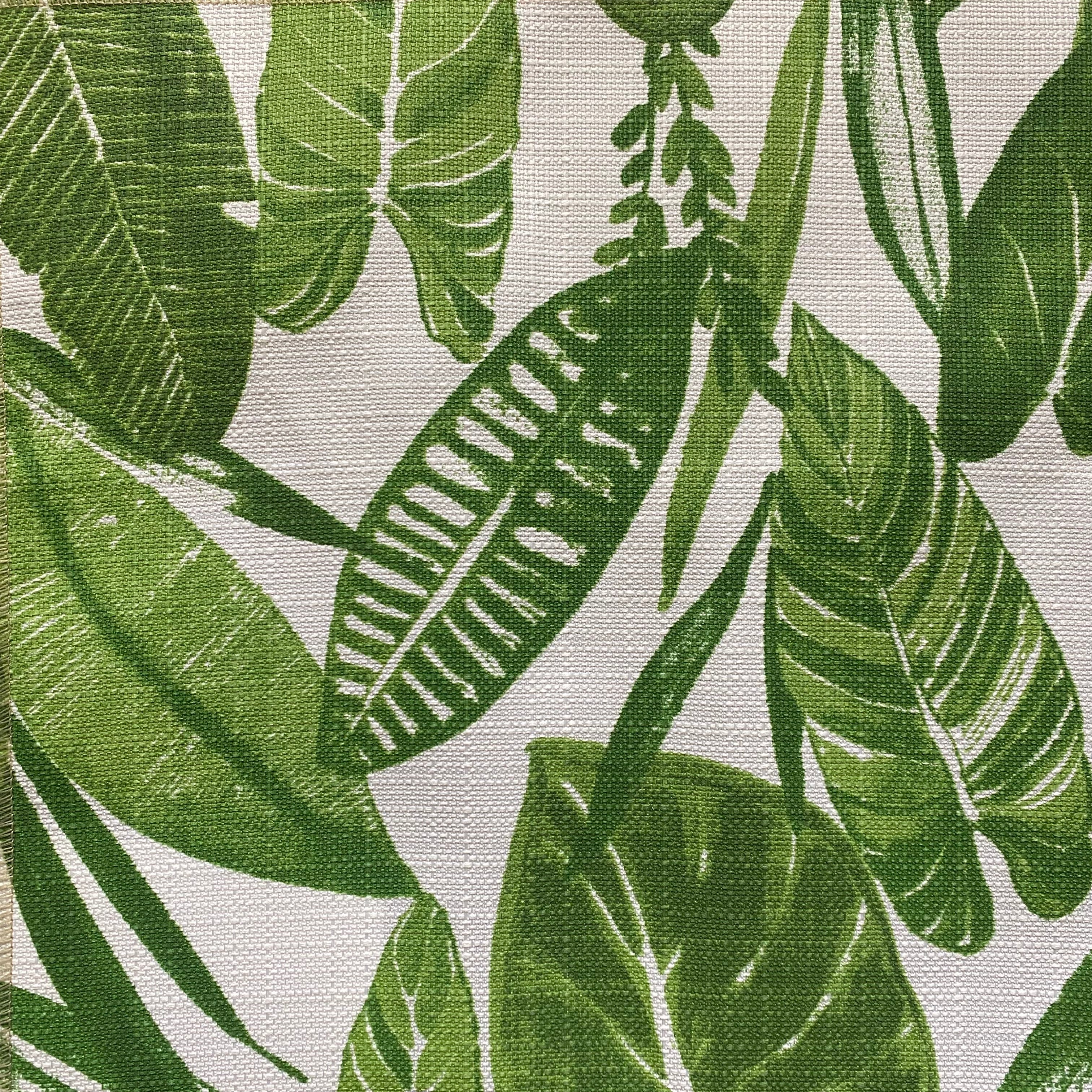 Leaf Print Outdoor Fabric