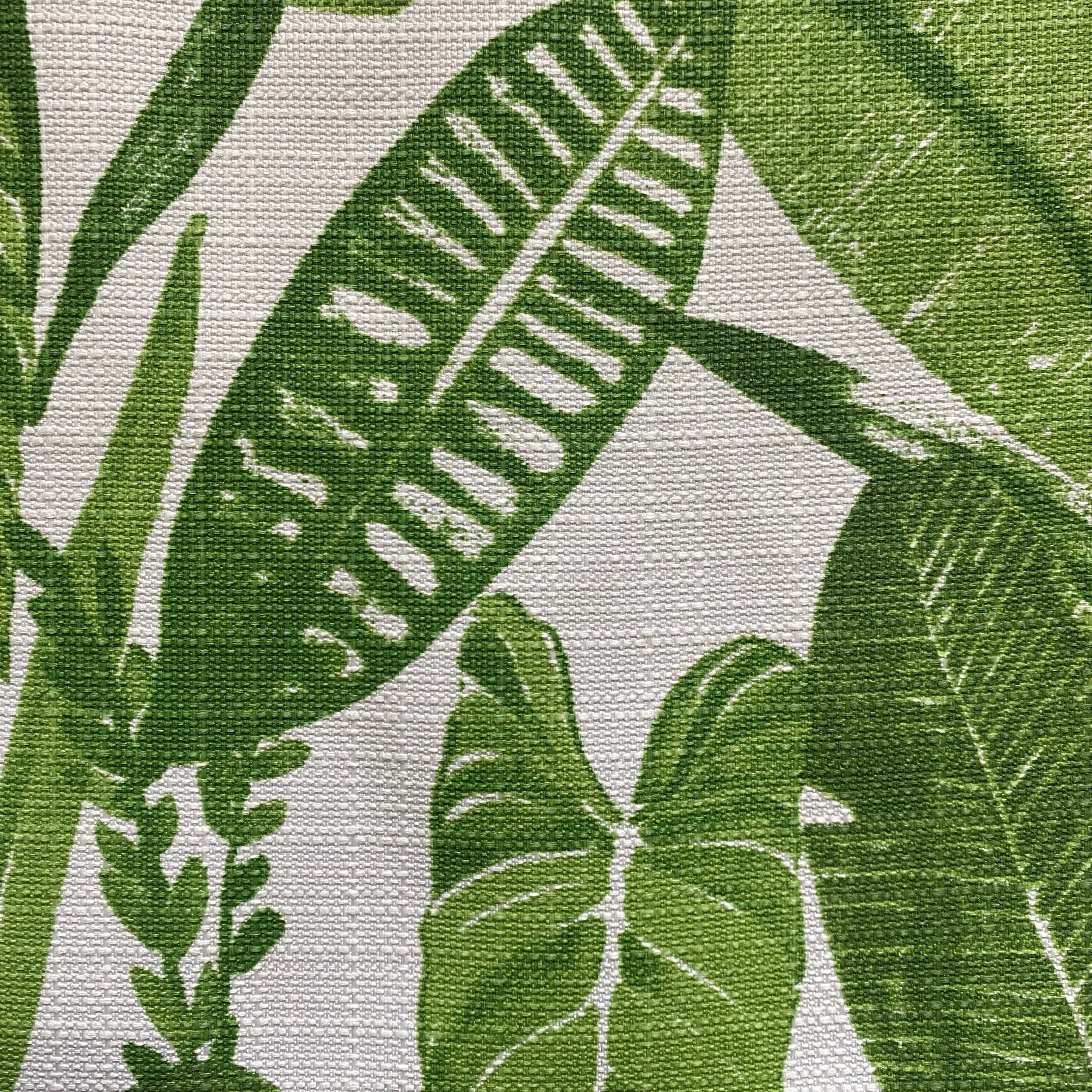 Leaf Print Outdoor Fabric