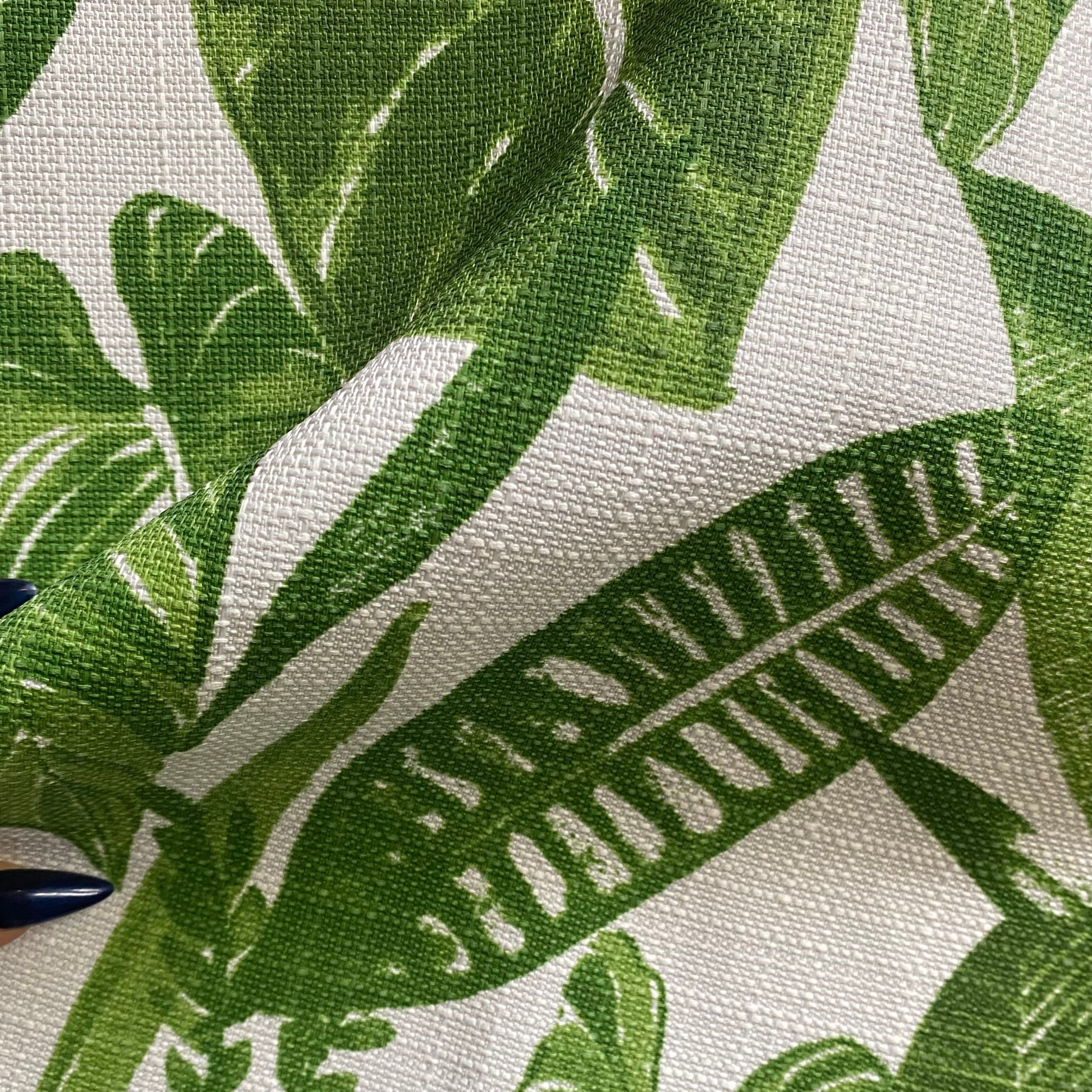 Leaf Print Outdoor Fabric