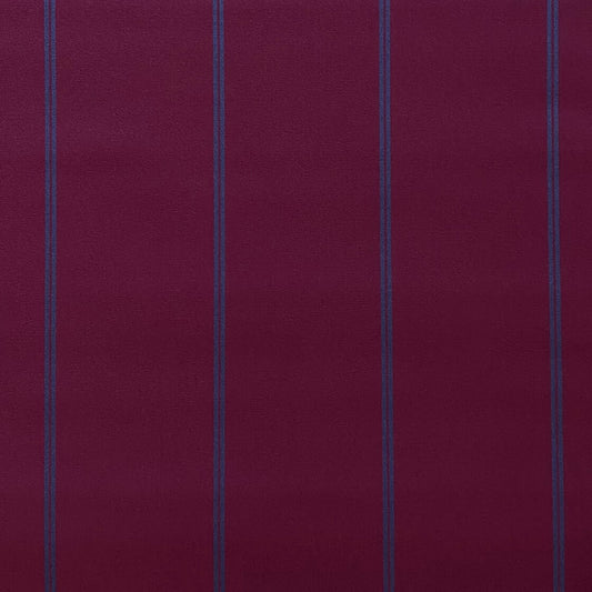Sunbrella Canvas Maroon Blue Pin Stripe