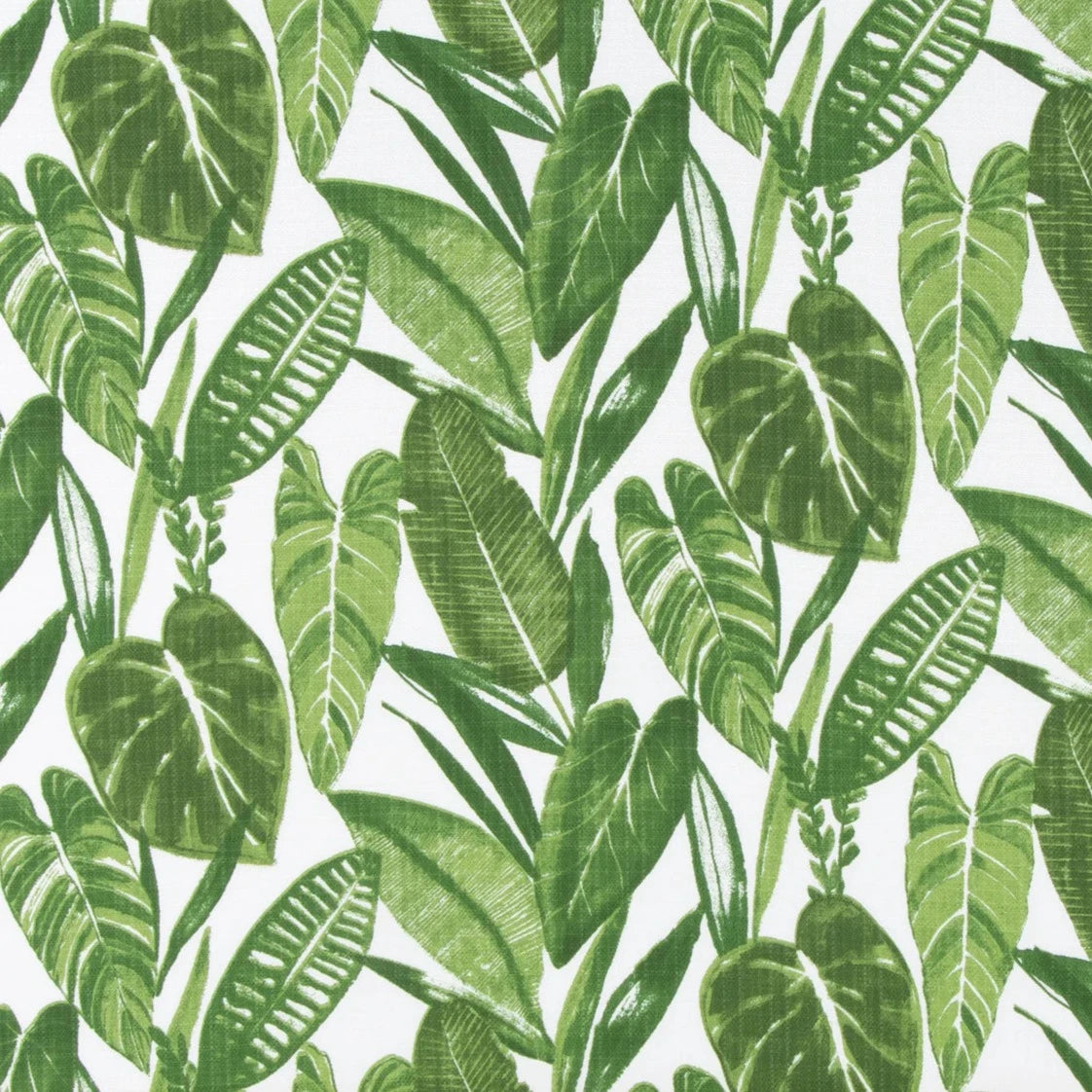 Leaf Print Outdoor Fabric