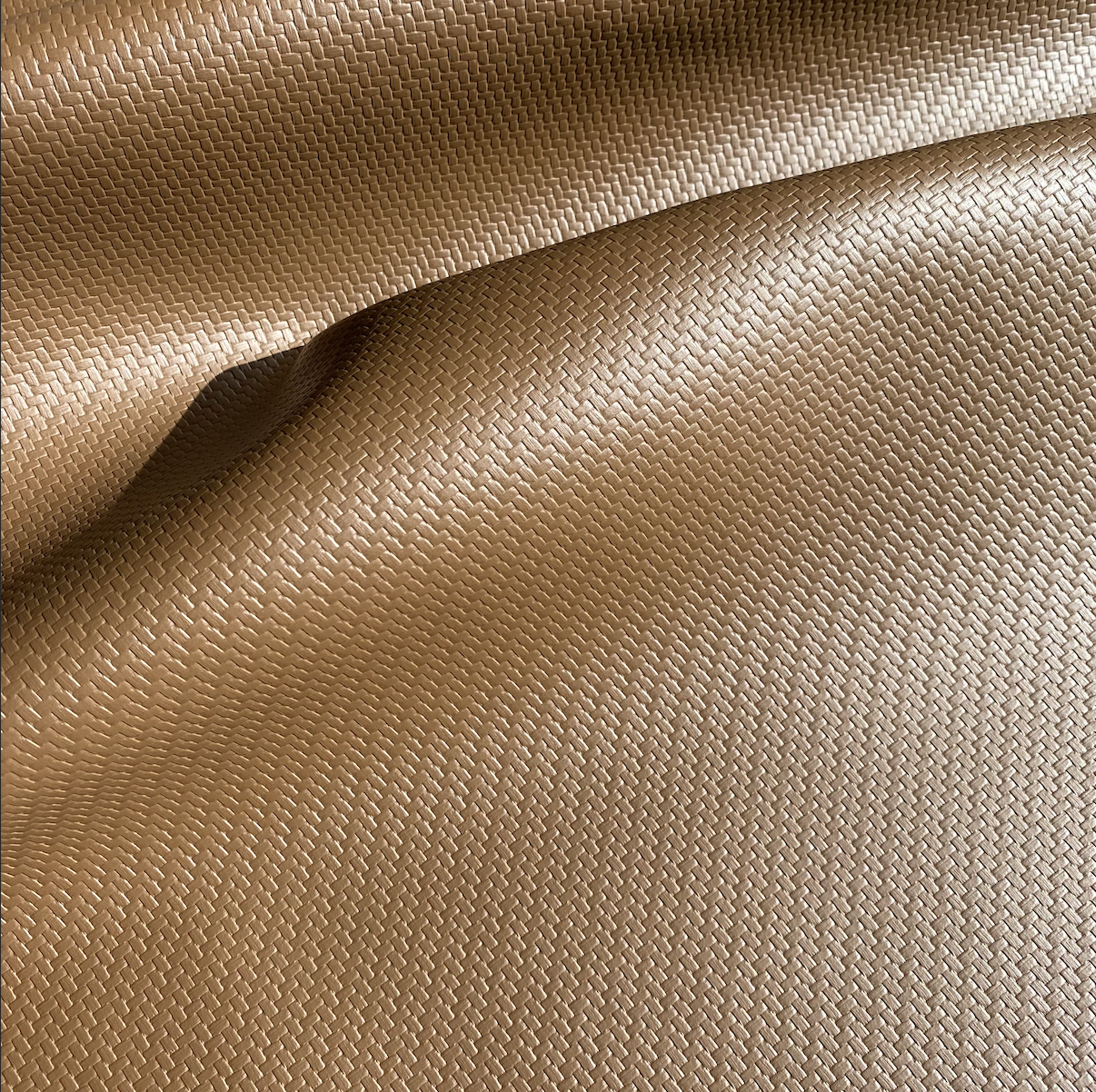 Bentwood Upholstery Vinyl: Brown Weave