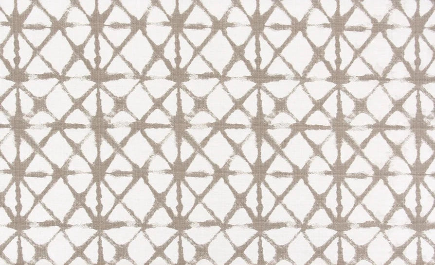 Beige Shibori Outdoor Fabric