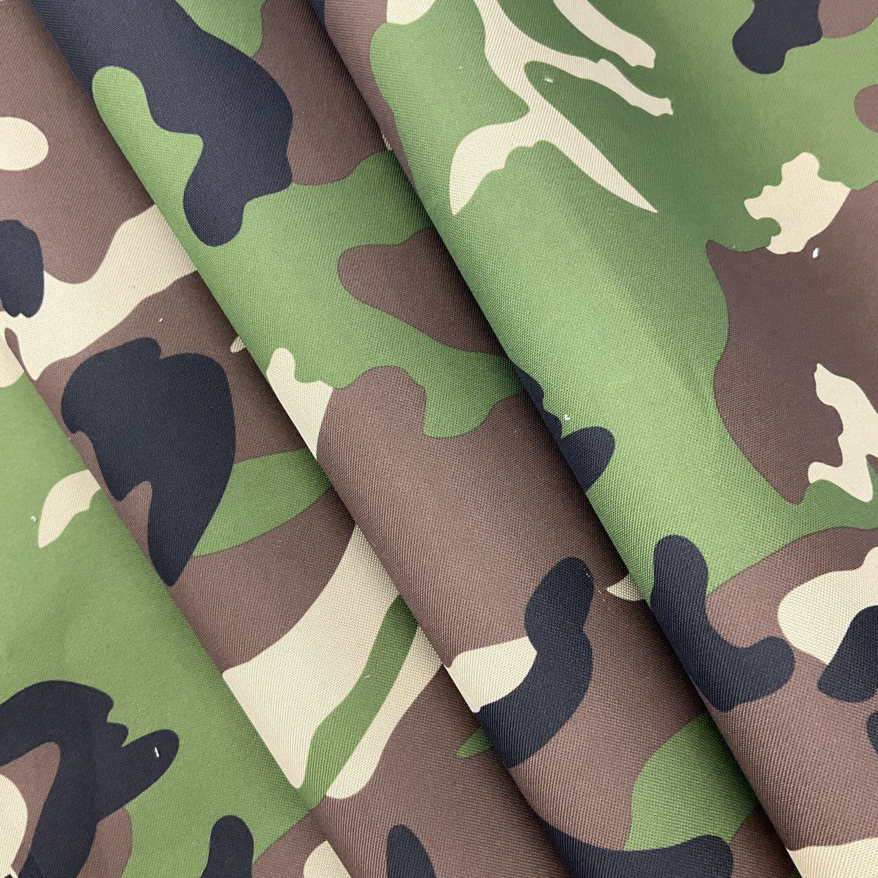 Camo Print Waterproof Fabric