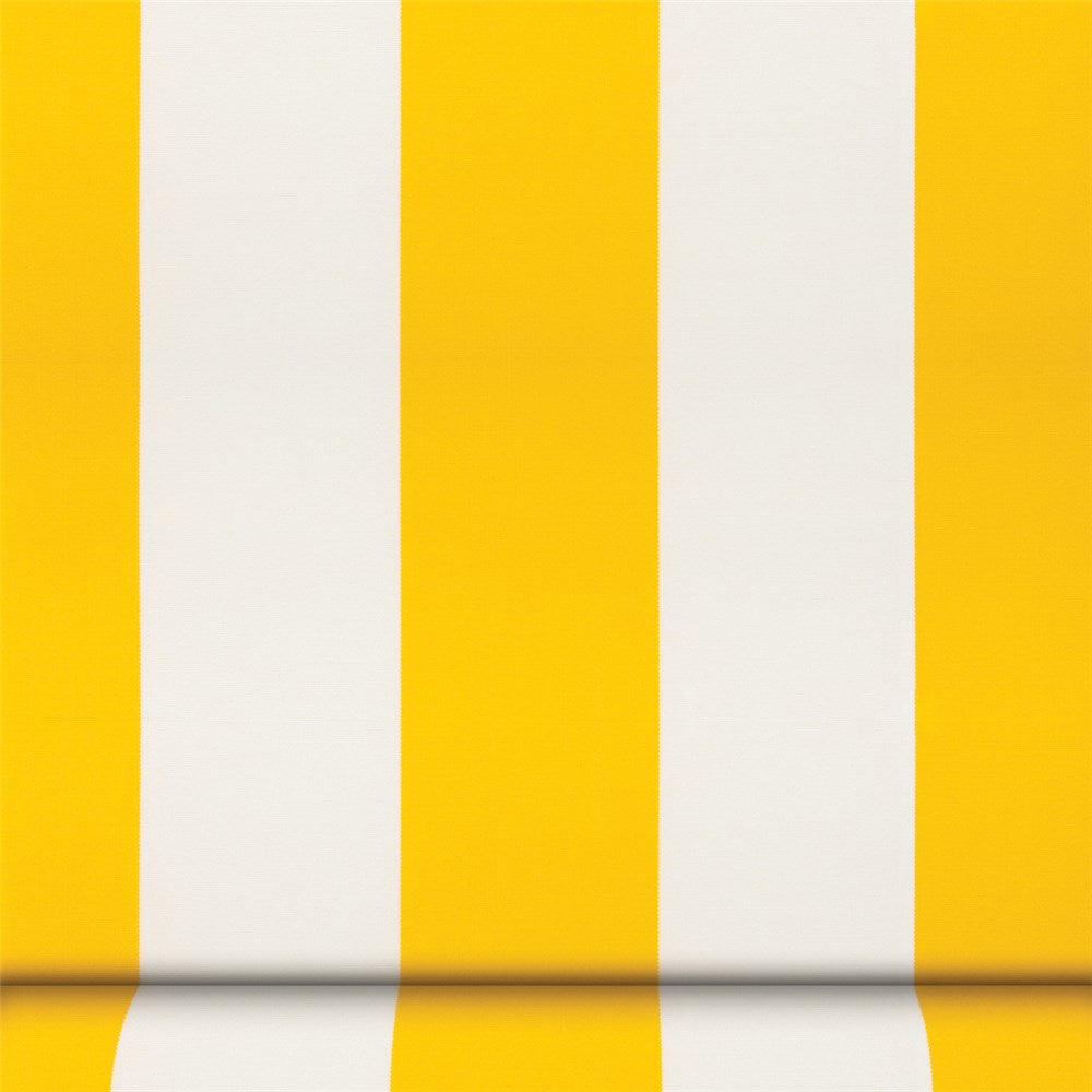 Sunbrella Canvas: Yellow & White Stripe