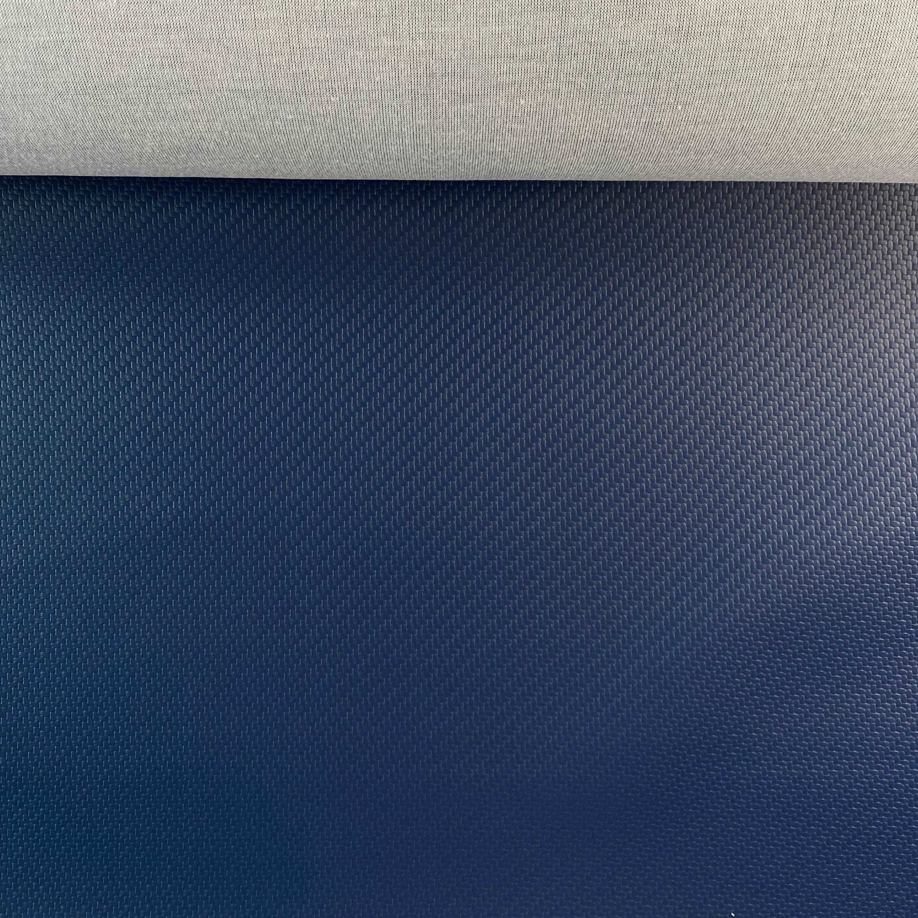 Bentwood Upholstery Vinyl: Navy Weave